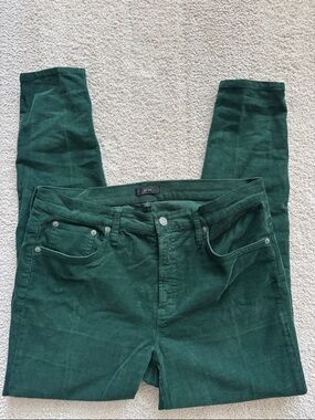J. Crew Dark Green Corduroy Jeans